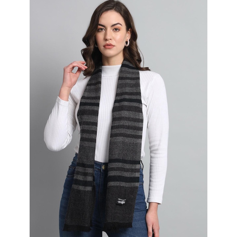 HANDICRAFT PALACE Striped Reversible Soft Woollen Scarf