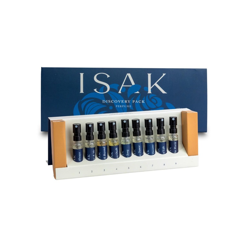 Isak Set of 9 Assorted Long Lasting Luxury Perfumes – 3ml Each