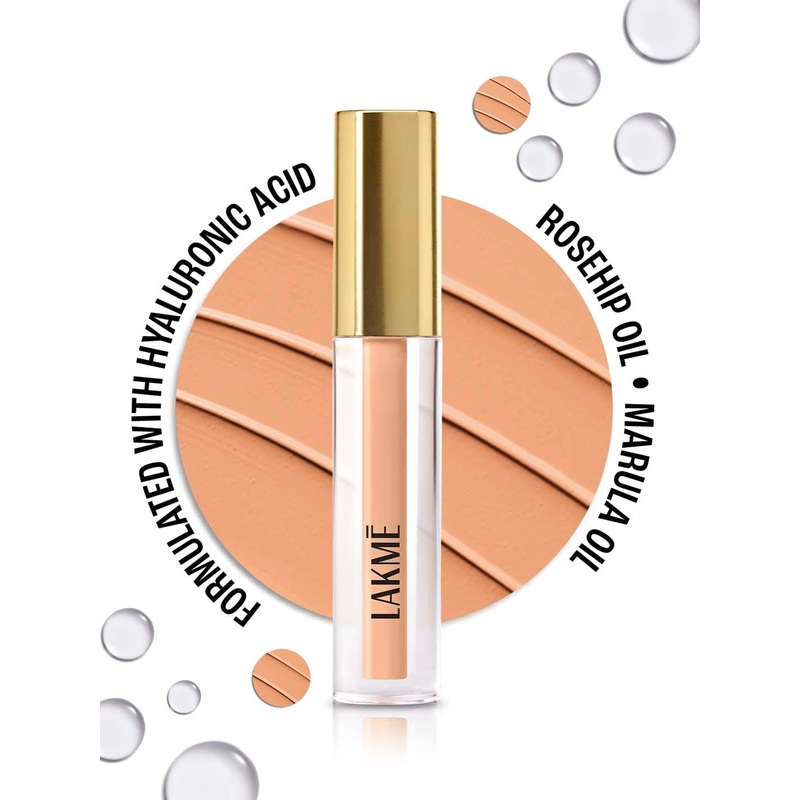 Lakme 9to5 Hya Matte Liquid Concealer With Hyaluronic Acid & Rosehip Oil  2ml – Nude
