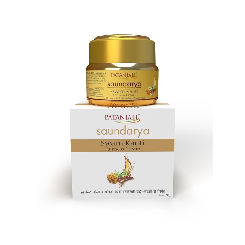 Patanjali Swarn Kanti Fairness Cream with Gold & Fruits Extracts – 50 g