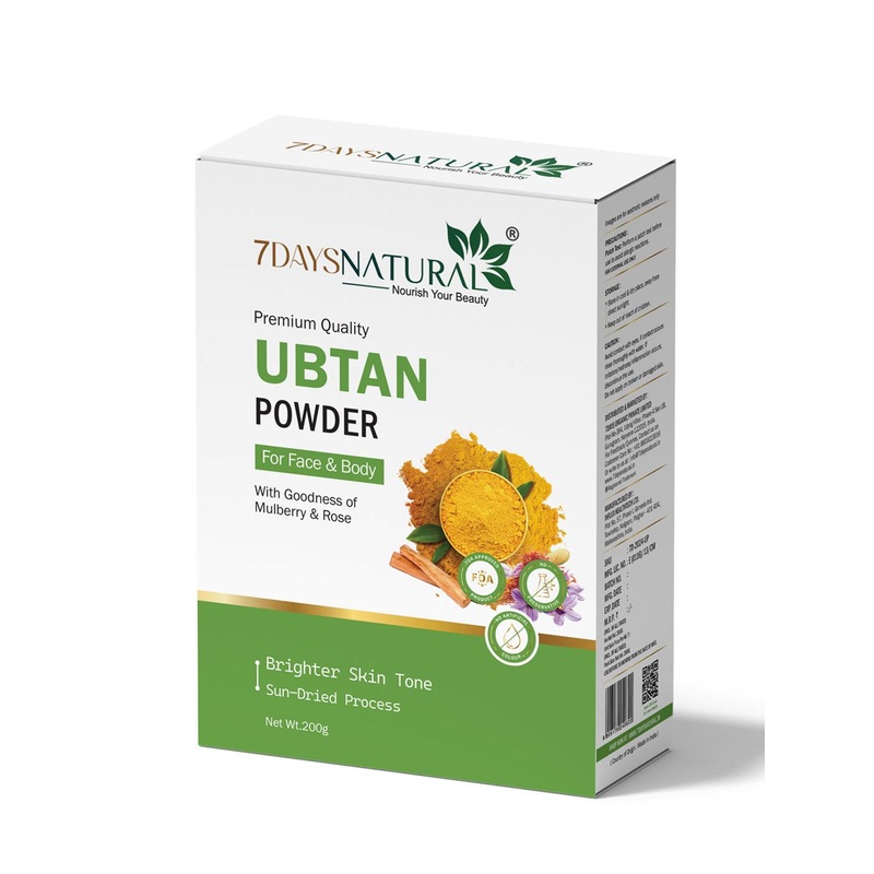 7DAYSNATURAL Pure & Natural Ubtan Face Powder For Unisex – 200g