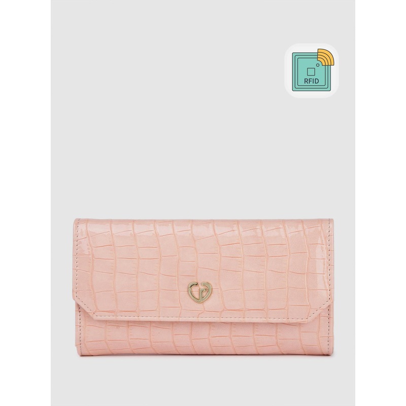 Caprese Women Textured Envelope Wallet