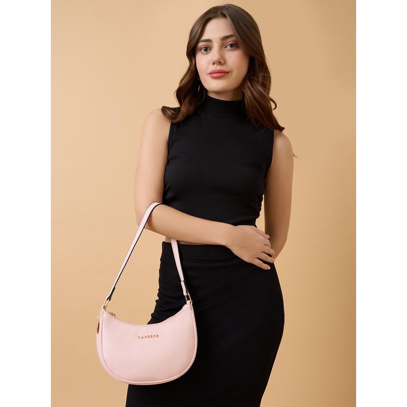 DressBerry X CAPRESE Nico Women Blush Medium Sling Bag