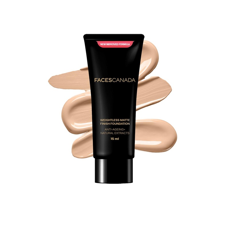 FACES CANADA Weightless Matte Foundation with Grape Extracts & Shea Butter 18ml – Sand 04