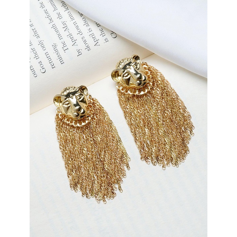 JOKER & WITCH Gold Contemporary Drop Earrings