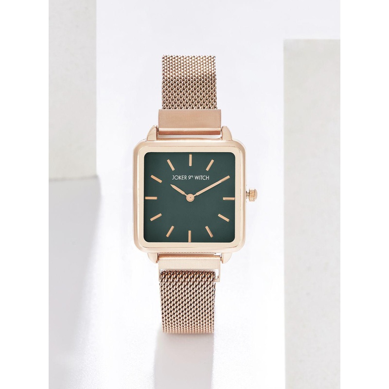 JOKER & WITCH Women Dial & Stainless Steel Straps Analogue Watch AMWW1094