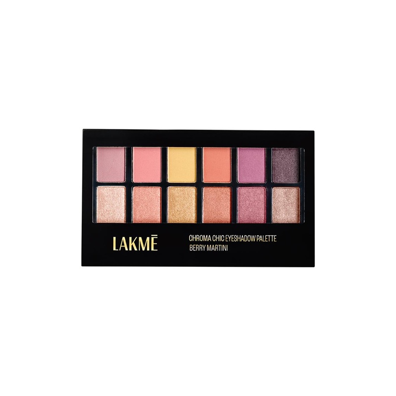Lakme Glitterati Chroma Chic Eye Shadow Palette For Rich Color Payoff  12g – Sundowner