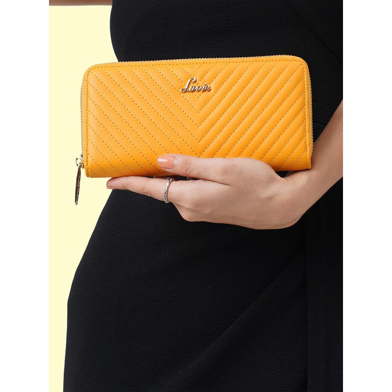Lavie Women Chevron Zip around Wallet