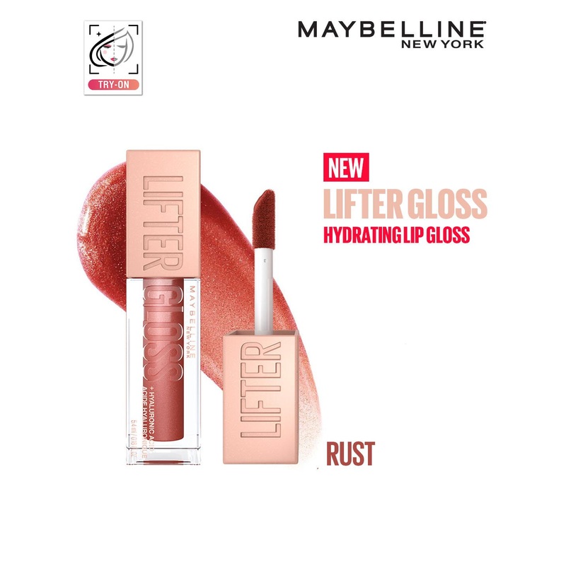 Maybelline New York Lifter Hydrating Lip Gloss 5.4ml – Rust