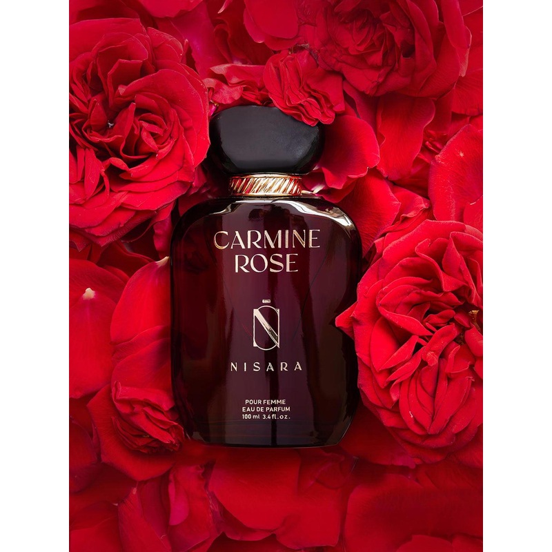NISARA Carmine Rose Long Lasting Eau De Parfum – 100ml