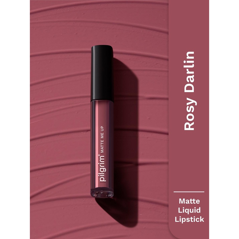 Pilgrim Matte Me Up Liquid Long-Lasting & Non-Drying Lipstick – 3 ml – Rosy Darlin’-21