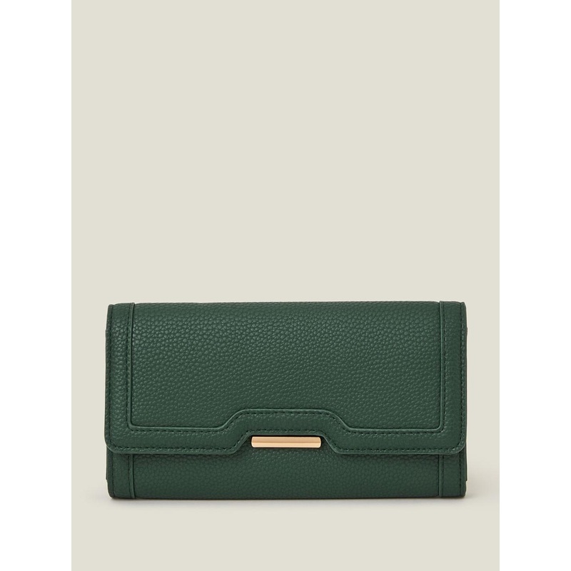 Accessorize Women Metal Detail Faux Leather Purse