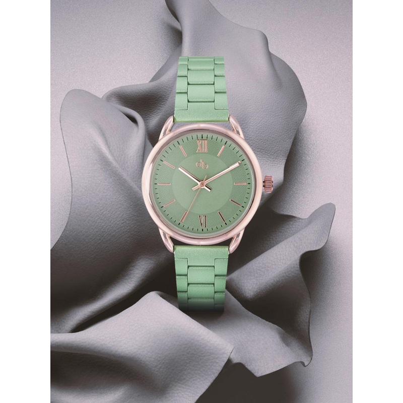 DressBerry Women Mint Green Analogue Multi Function Watch PN-PF-DK2494A