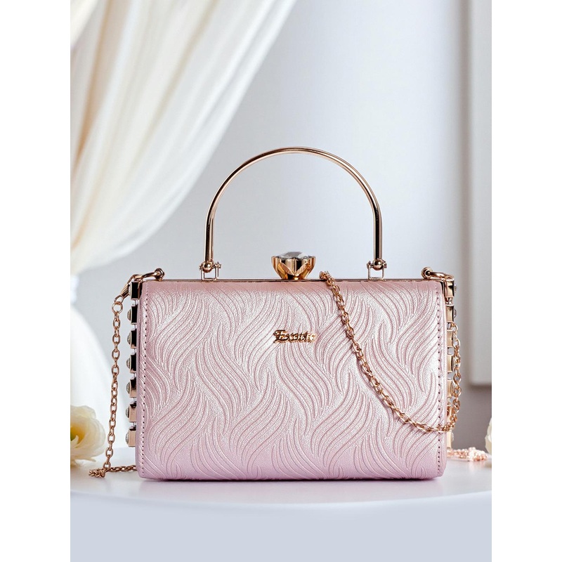 Exotic Embellished Box Clutch