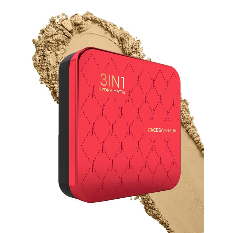FACES CANADA 3 In1 All Day Hydra Matte Compact Powder – 9 g – Beige 02