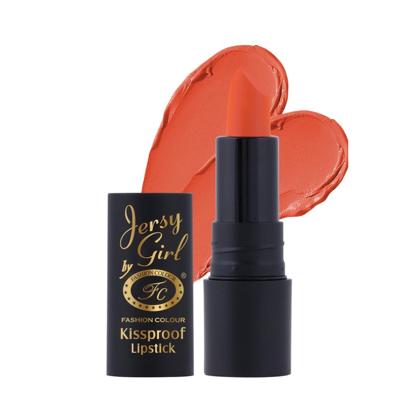 Fashion Colour Waterproof Longwear Jersy Girl Matte Kissproof Lipstick – Sunny Orange 8