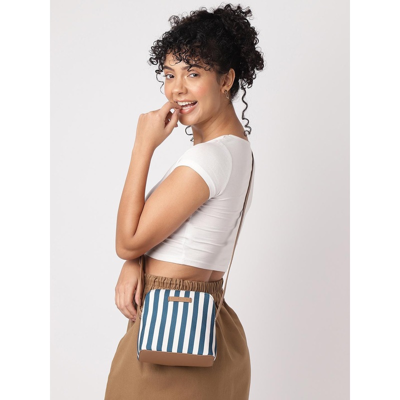 Fastrack Striped Sling Bag