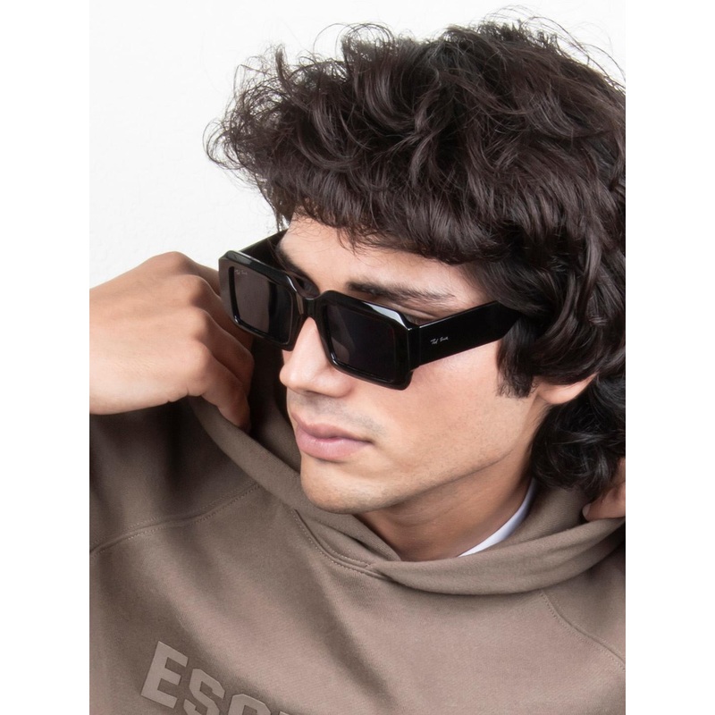 Ted Smith Square Sunglasses with UV Protected Lens SHAFT_C1