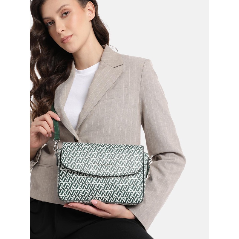 Van Heusen Geometric Print Sling Bag