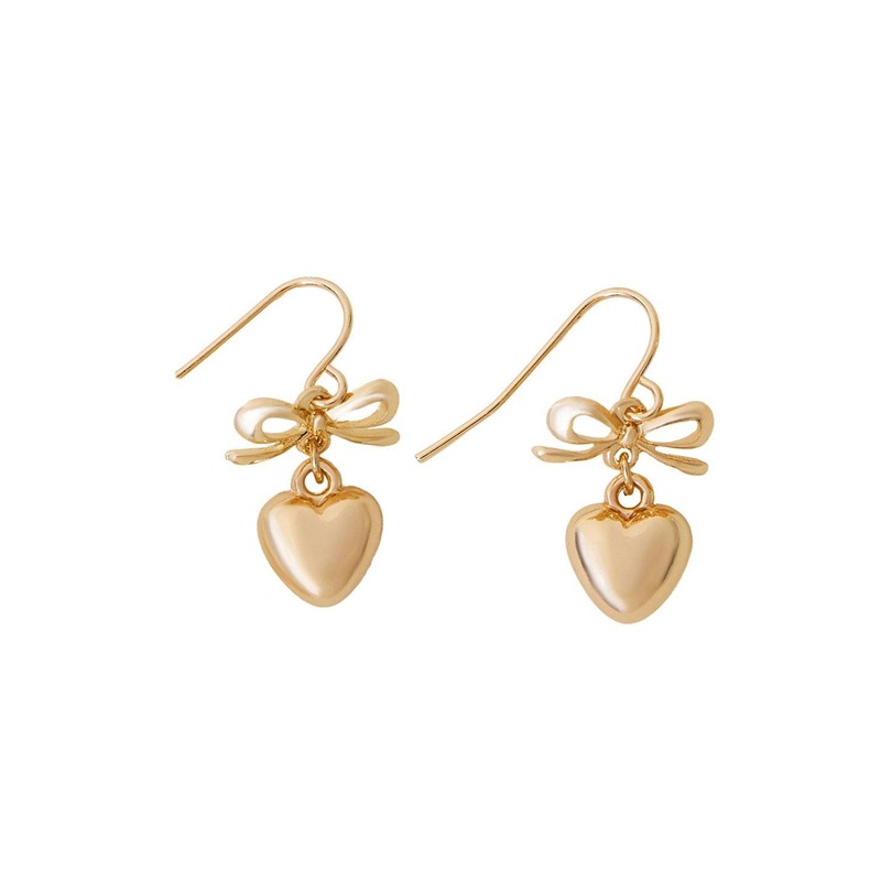 Accessorize Heart Shaped Drop Earrings