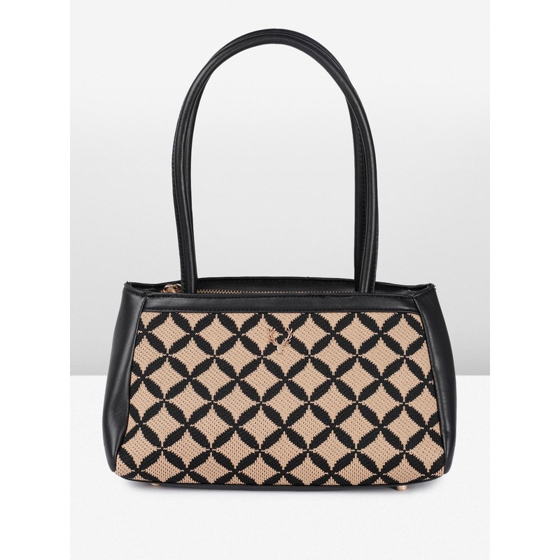 Allen Solly Woven Design Handheld Bag