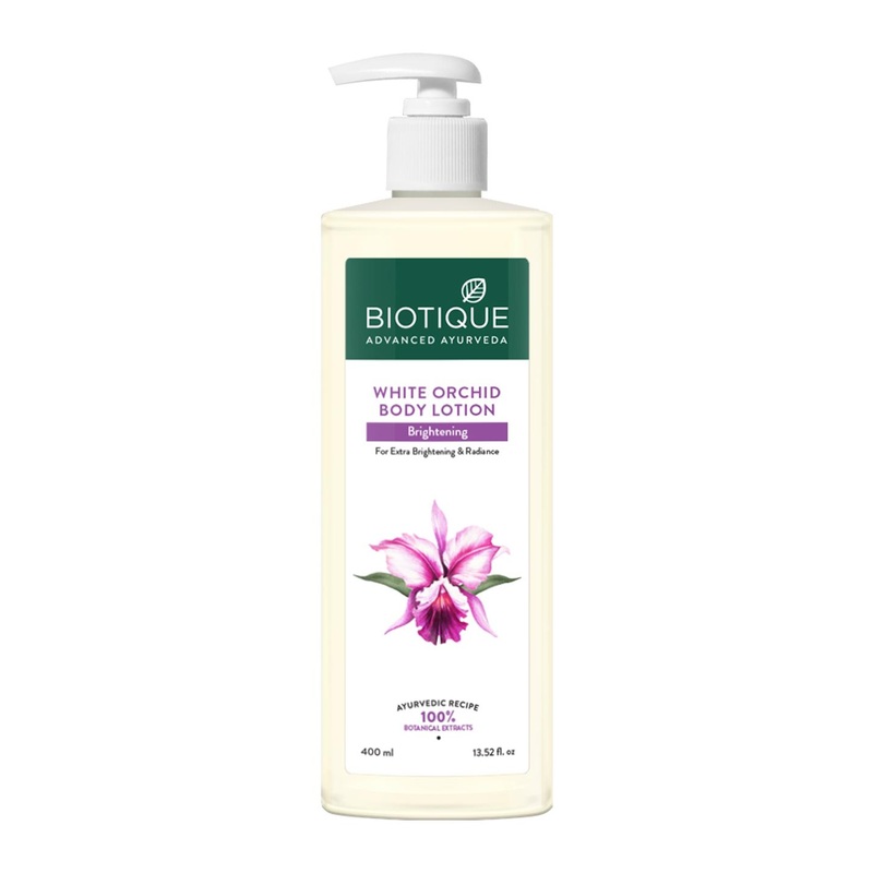 Biotique White Orchid Brightening Body Lotion With Coconut & Almond – 400ml