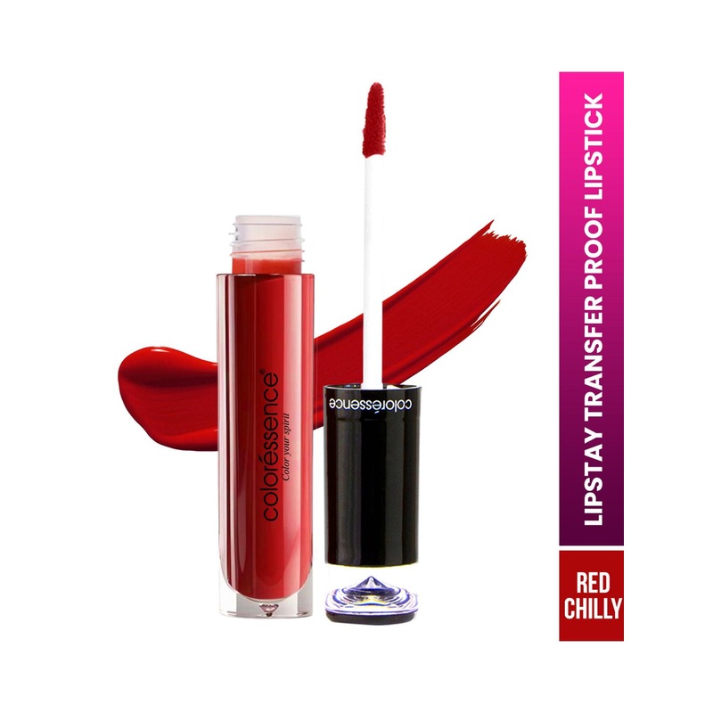 Coloressence Lipstay Transfer Proof Liquid Lipstick 4ml – Red Chilly