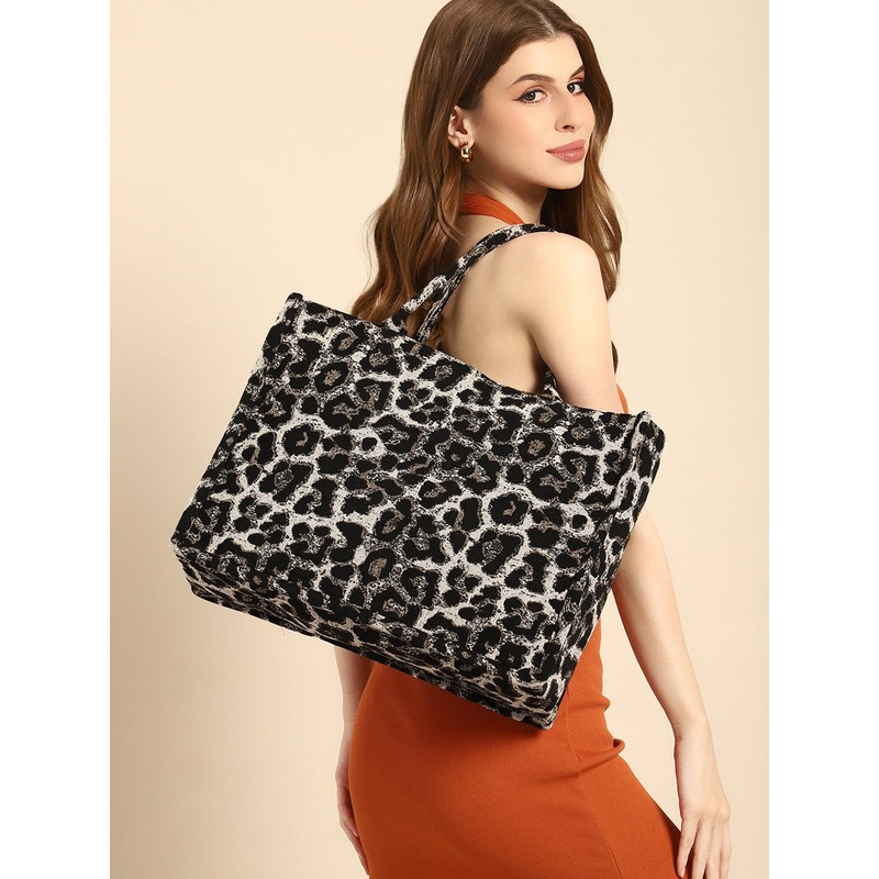 DressBerry Animal Printed Shopper Tote Bag