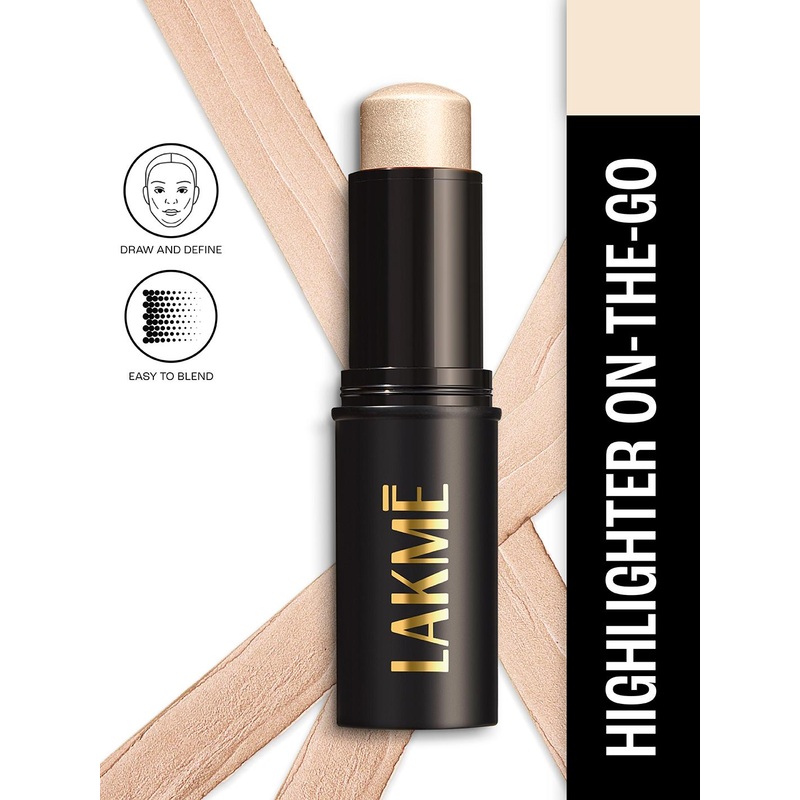 Lakme On The Go Facelift MultiSlayer Highlighter Stick 13g – Golden Gleam 7