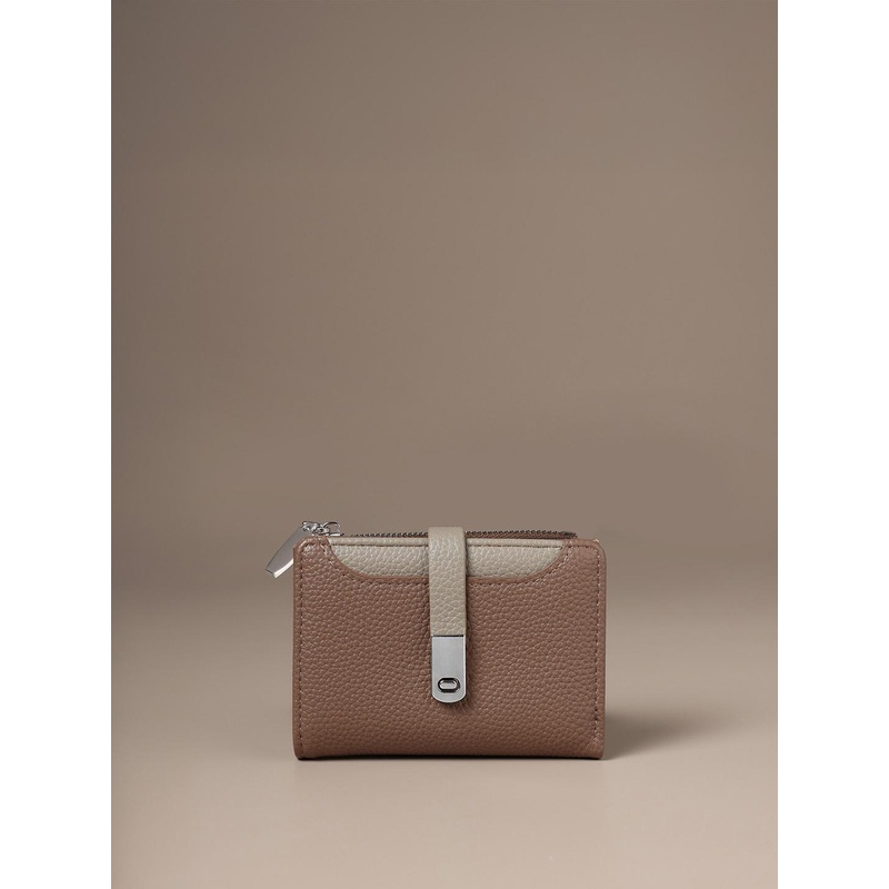 Lino Perros Women Zip Detail Two Fold Wallet