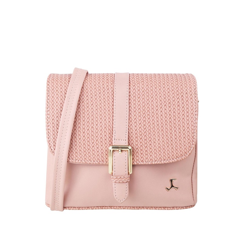 Mochi Pink Solid Sling Bag