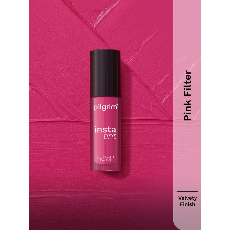 Pilgrim Insta 3 in 1 Lip Cheek & Eye Tint – 2.5ml – Pink Filter – 01