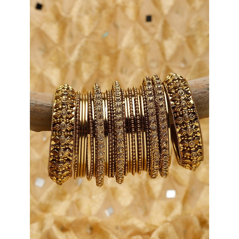 Shining Diva Women Gold Colored Bangle