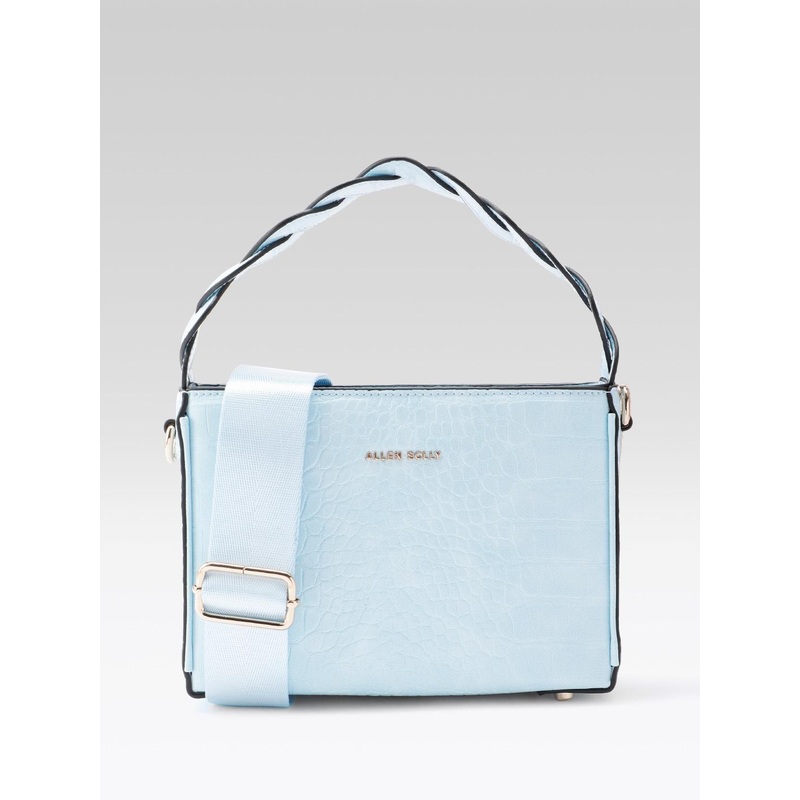 Allen Solly Croc-Textured Handheld Bag