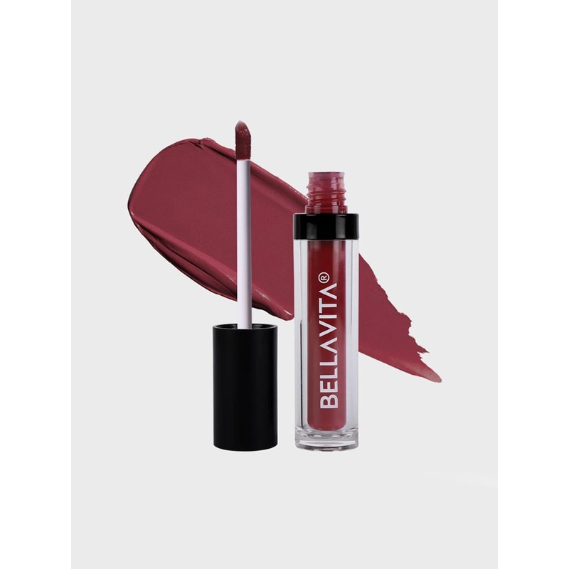 Bella Vita Organic Kiss-Proof Ultra Matte Finish Liquid Lipstick-4.5ml-Berry Nide-1