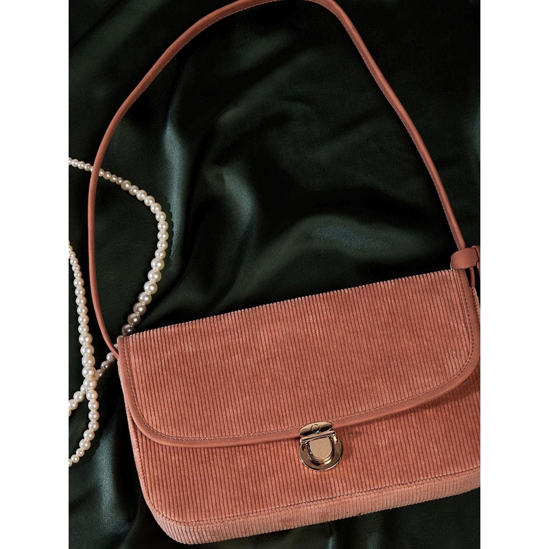 Berrylush Textured Shoulder Bag Handbags