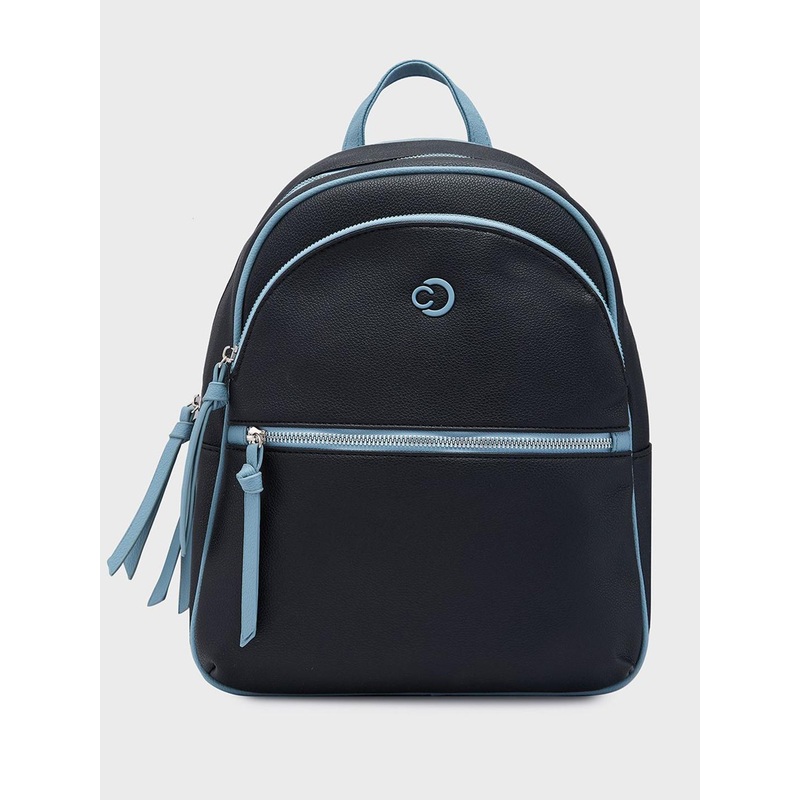 Caprese Mia Women Black Medium Backpack