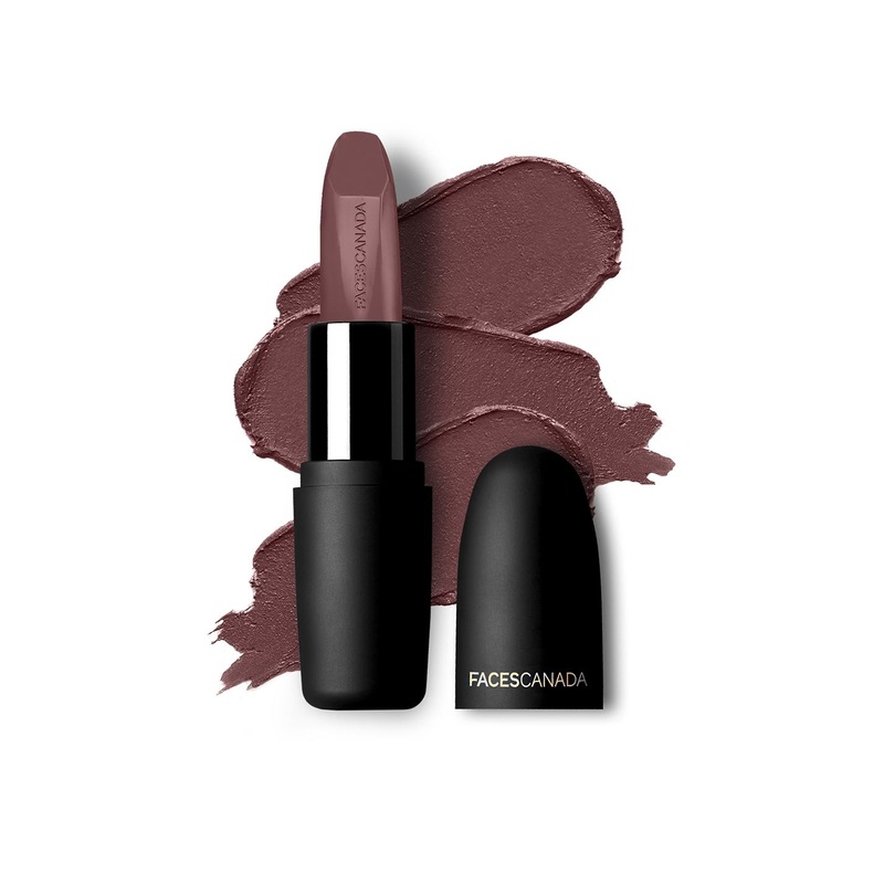 FACES CANADA Weightless Matte Finish Hydrating Lipstick with Almond Oil – Subtle Mauve 10