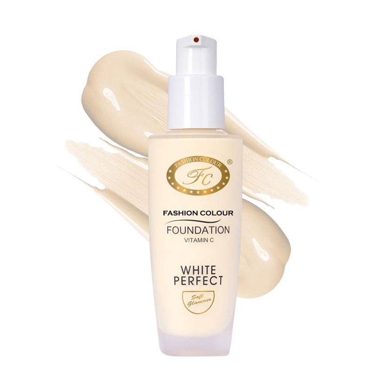 Fashion Colour White Perfect Waterproof Foundation- 40 ml- Extreme Fairness 101