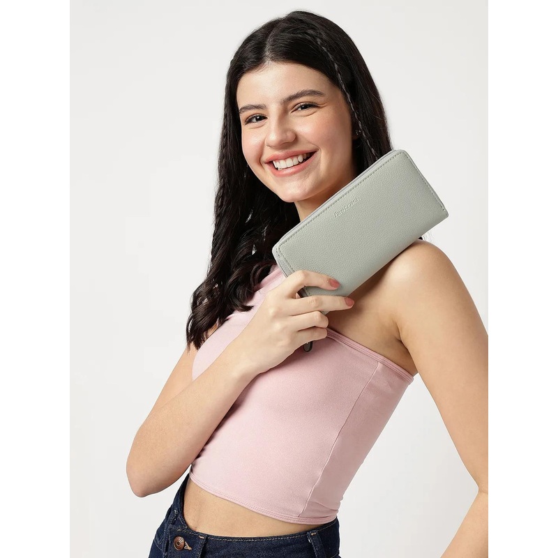 Fastrack PU Zip Around Wallet