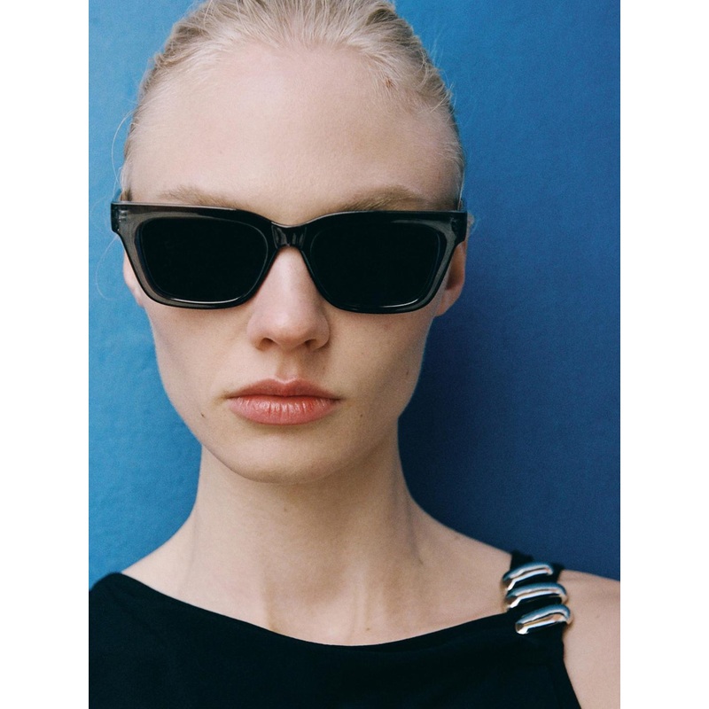 MANGO Women Square Sunglasses with UV Protected Lens – 87067670-92