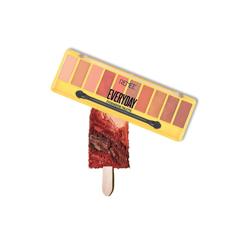Renee Everyday Water & Smudge Proof Eyeshadow Palette 10 g – Nude 02