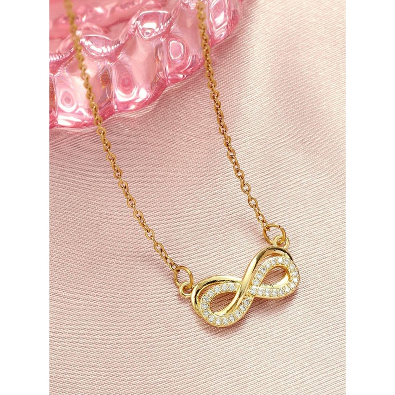SALTY Pack of 2 Women Endless Infinity Necklace