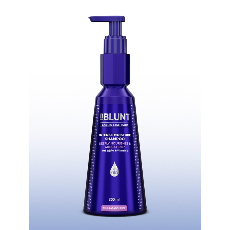 BBLUNT Salon Like Hair Intense Moisture Shampoo with Vitamin E & Jojoba – 300 ml