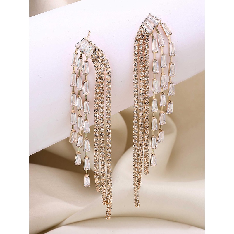 Bohey by KARATCART Contemporary Hoop Earrings