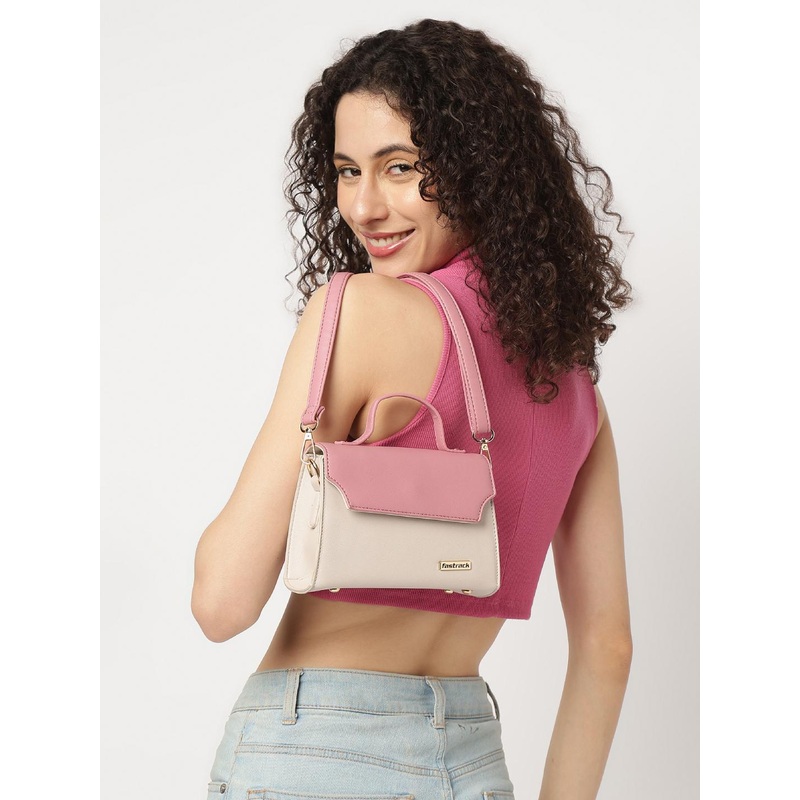 Fastrack Colourblocked Miniature Satchel Bag