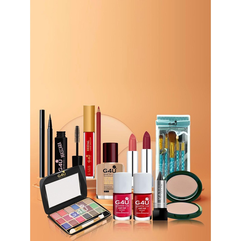G4U Makeup Kit for women Full Beginner 17 Makeup Products Gift Set 10P23A1085