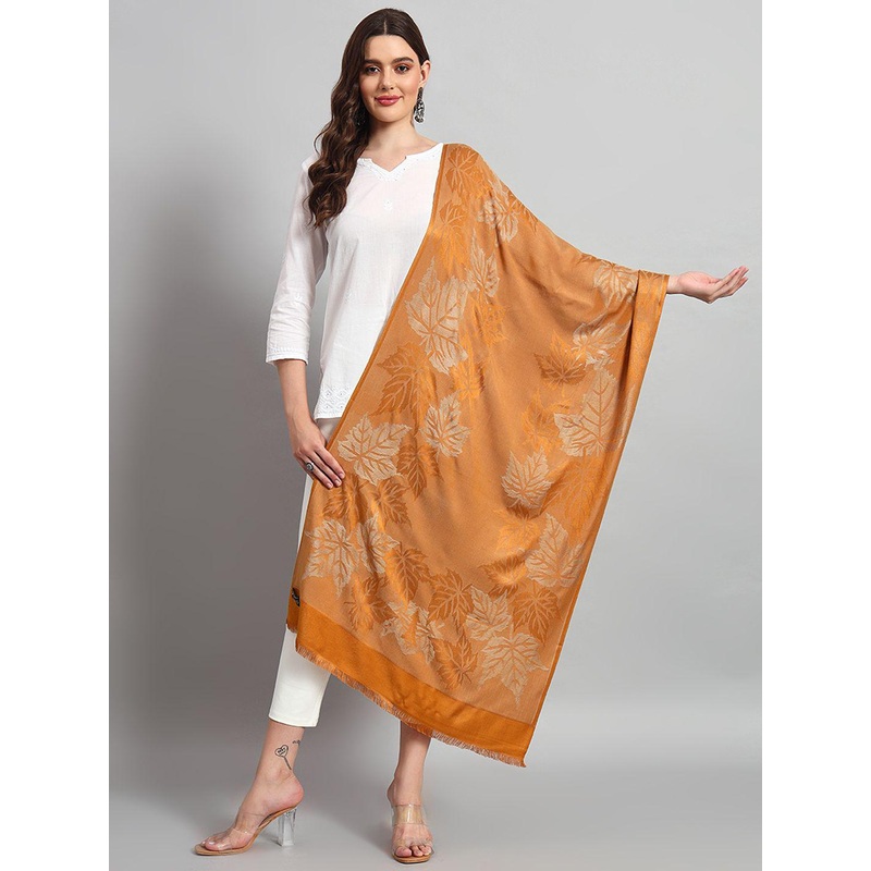 HANDICRAFT PALACE Women Woven Design Wool Winter Stole