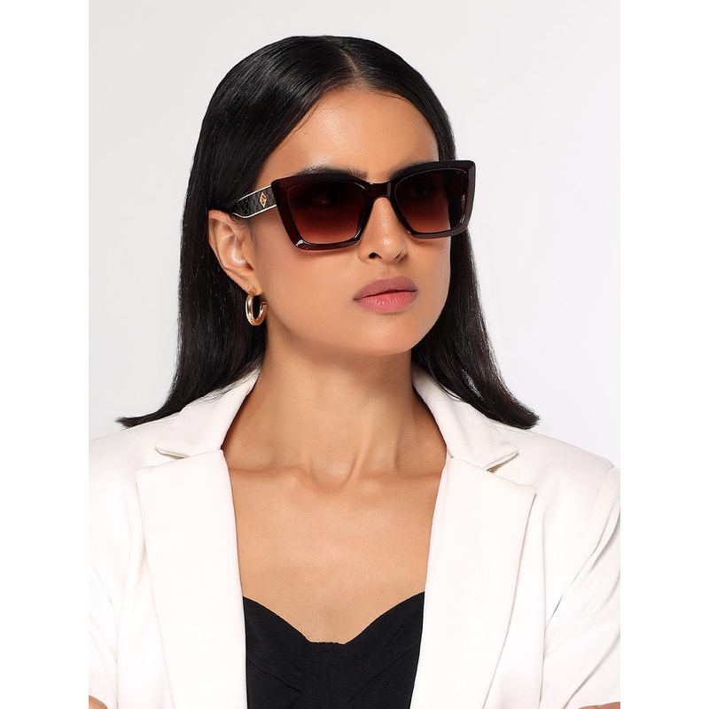 HASHTAG EYEWEAR Women Wayfarer Sunglasses with UV Protected Lens W-9095