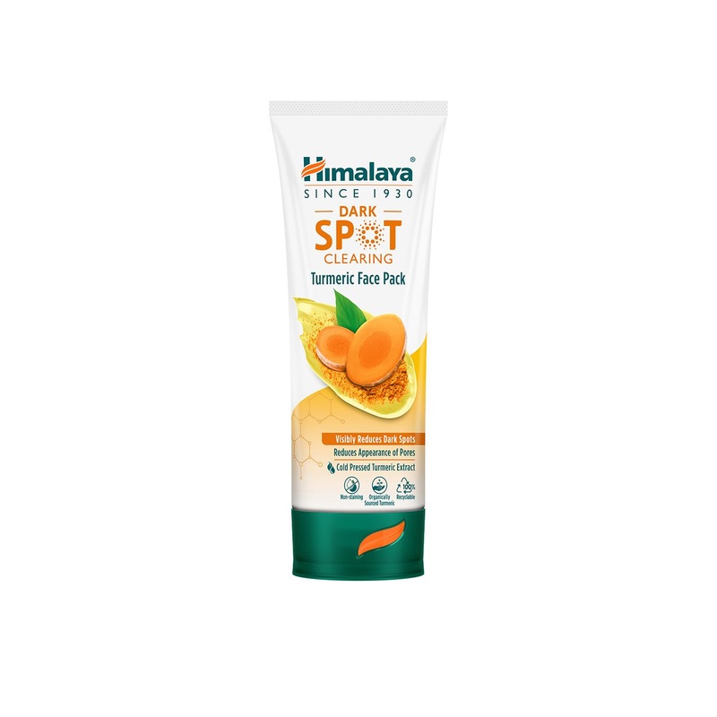 Himalaya Dark Spot Clearing Turmeric Face Pack To Reduce Dark Spots & Pores – 100g